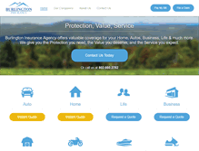 Tablet Screenshot of burlingtoninsurance.net